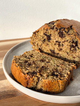Zucchini Rosemary & Sage Ghee Loaf Cake